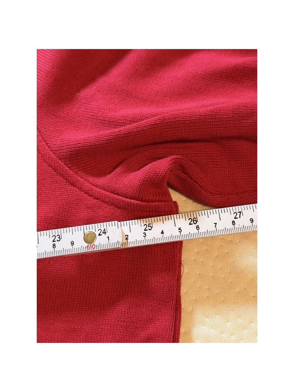 Lauren Ralph Lauren Royal Crest Sweater Cardigan PETITE Large PL Vintage - Picture 9 of 11